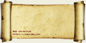 Branislav Crnjanski vizit kartica